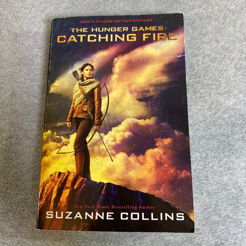 Scholastic Catching Fire Book Multicolor Movie Tie-In Hunger Games Teen Novel
